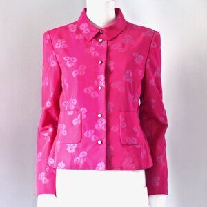Oscar de la Renta For Neiman Marcus Pink Brocade Jacket - USA